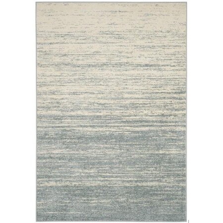 Safavieh 8 x 10 ft. Adirondack Power Loomed Large Rectangle Area RugSlate & Cream ADR113T-8